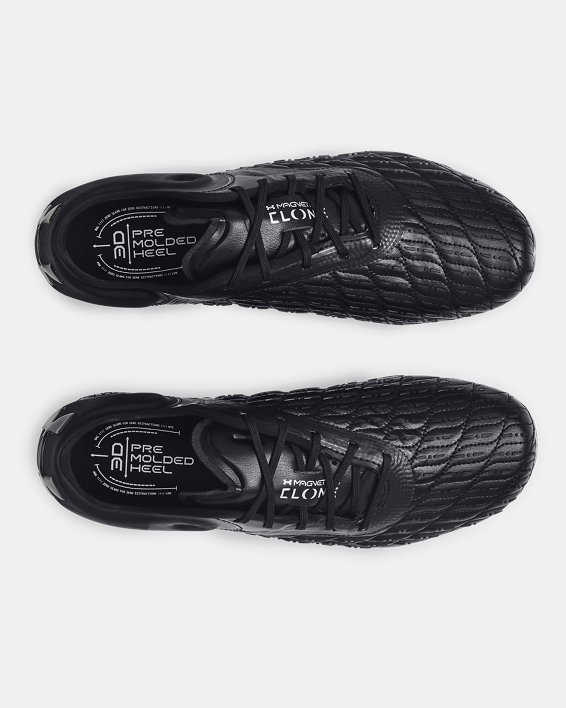 Chaussure de football UA Magnetico Elite 3 FG pour femme, Black, pdpMainDesktop image number 2
